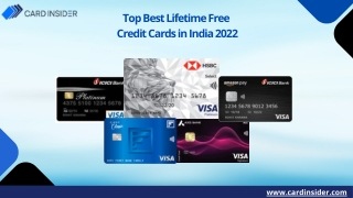 Lifetime free credit cards