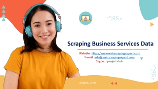 Scraping Business Services Data