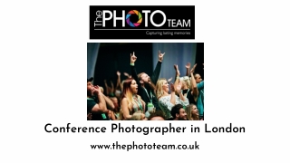 Conference Photographer in London