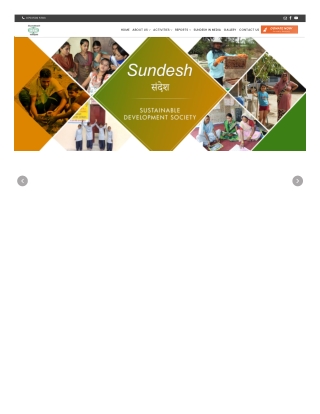 Sundesh sustainable development society in india