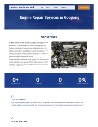 Engine Repair Services In Googong | Engine Repair In Googong