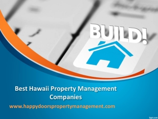 Best Hawaii Property Management Companies - www.happydoorspropertymanagement.com
