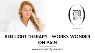 Red Light Therapy - Works Wonder on Pain