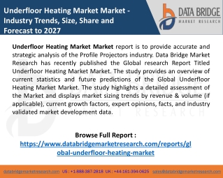 Global Underfloor Heating Market ppt