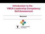Introduction to the YMCA Leadership Competency Self-Assessment