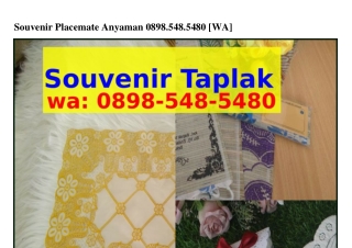 Souvenir Placemate Anyaman Souvenir Placemate Anyaman Ô898-548-548Ô(whatsApp)