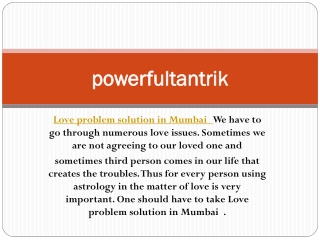 powerfultantrik