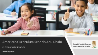 American Curriculum Schools Abu Dhabi_