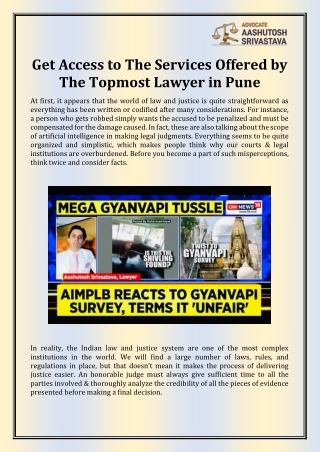 Top lawyer in Pune