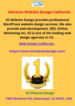 Advance Website Design California