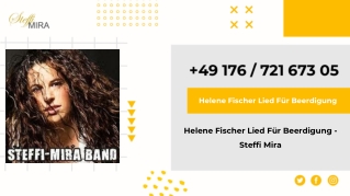 Helene Fischer Lied Für Beerdigung - Steffi Mira