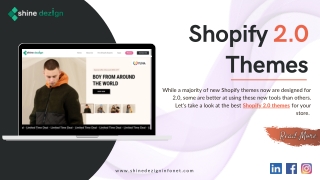 Shopify 2.0 Themes
