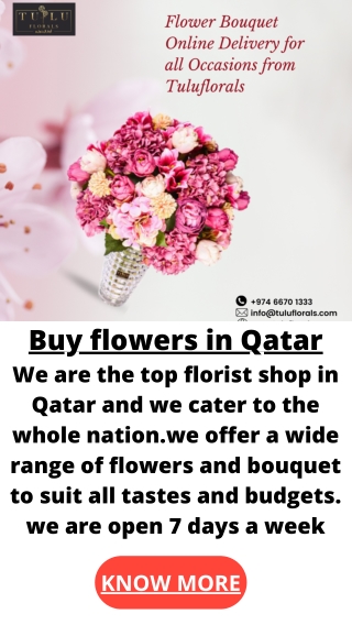 Buy flowers in Qatar