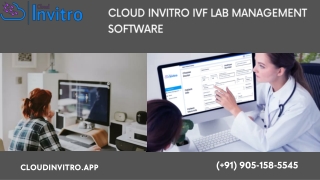 Cloud Invitro IVF Lab Management Software       