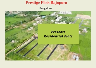 Prestige Rajapura Plots Bangalore - E-Brochure