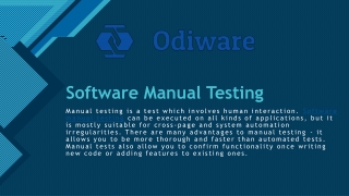 Software Manual Testing