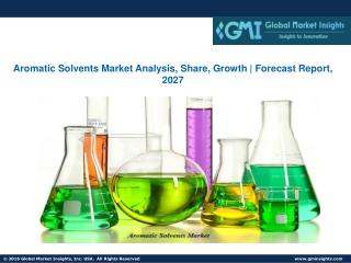 Aromatic Solvents Market Analysis, Share, Growth | Forecast Report, 2027