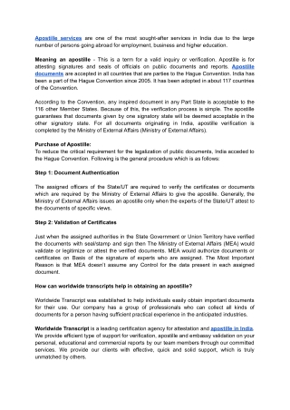 How to verify Apostille in India_