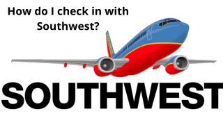 How do I check in with Southwest?
