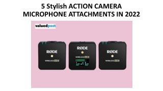 5 Stylish ACTION CAMERA MICROPHONE ATTACHMENTS IN 2022
