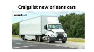 Craigslist new orleans cars