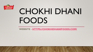 Wholesale Indian Grocery Suppliers in Usa | Chokhidhanifoods.com