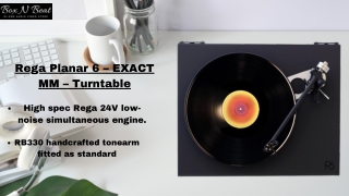 rega turntable