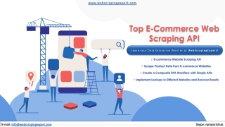 Top E-Commerce Web Scraping API