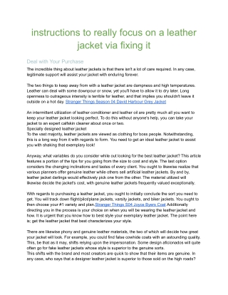 instructions-to-really-focus-on-a-leather-jacket-via-fixing-it