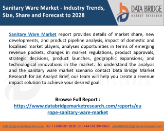 Europe Sanitary Ware Market