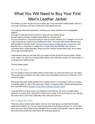 what-you-will-need-to-buy-your-first-men's-leather-jacket