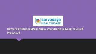 Beware of MonkeyPox
