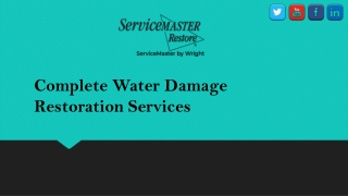 Water damage in Fort Myers Beach - ServiceMaster by Wright