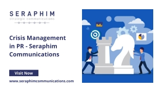 Crisis Management in PR - Seraphim Communications