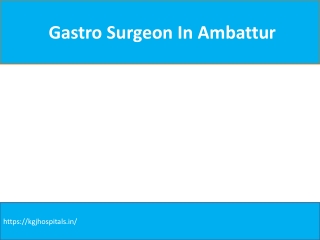 gastro doctor in ambattur
