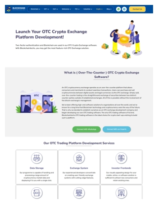 OTC Crypto Exchange Platform Development Services in Australia