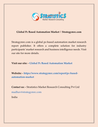 Global Pc Based Automation Market