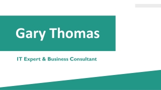 Gary Thomas - Dynamic and Visionary Leader - Cincinnati, Ohio