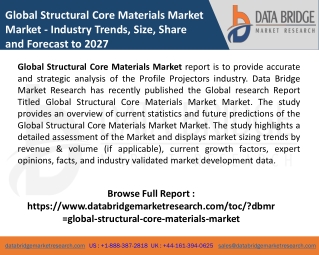 Structural Core Materials Market