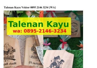 Talenan Kayu Vektor