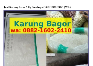 Jual Karung Beras 5 Kg Surabaya Ô88ᒿ·lᏮÔᒿ·ᒿ4lÔ{WhatsApp}