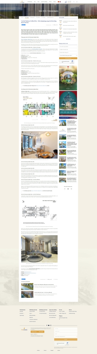 Thông tin căn hộ Vinhomes Golden River chi tiết - vinhomes.vn