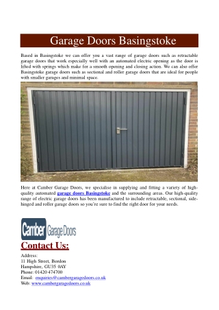 Garage Doors Basingstoke