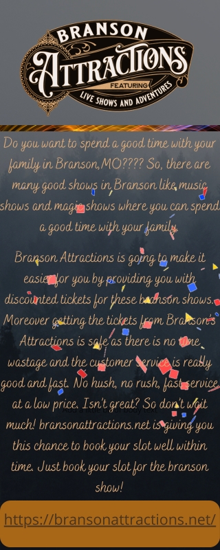 Get Tickets for Branson Shows