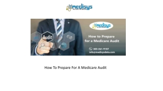 How To Prepare For A Medicare Audit