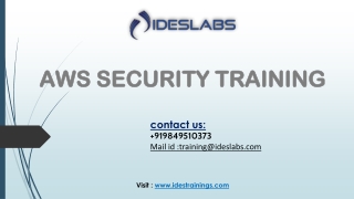 aws security training