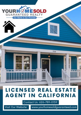 Licensed Real Estate Agent In California | Top Realtors in California | YHSGR