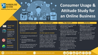 Assessing Consumer Usage & Attitude for Online Activities in Europe