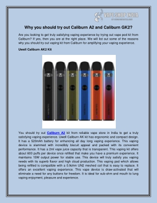 Caliburn A2