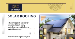 Seek The Best Solar Roofing Product - Visit Us at Sustainergy